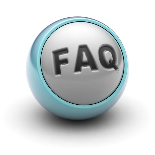 stock image FAQ sign