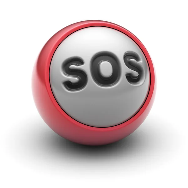 SOS-знак — стоковое фото