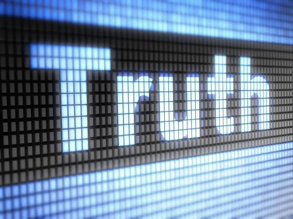 "Truth" on screen — Stock Photo, Image