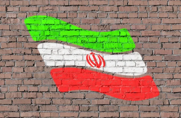 Drapeau iranien — Photo