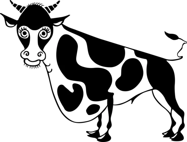 Мультфільм бик — стоковий вектор