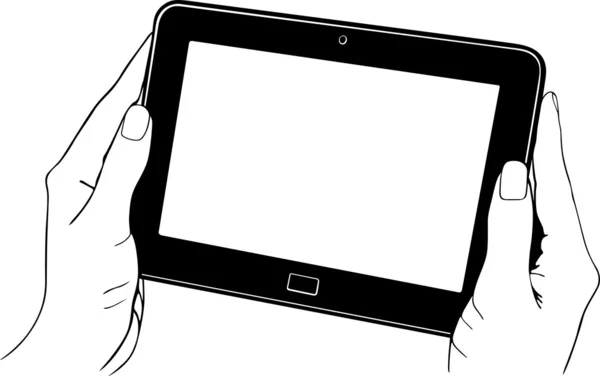Digital tablet pc — Stock vektor