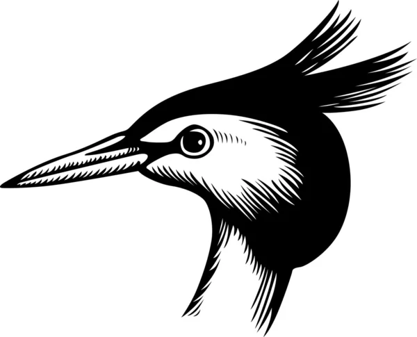 Fågel huvud — Stock vektor
