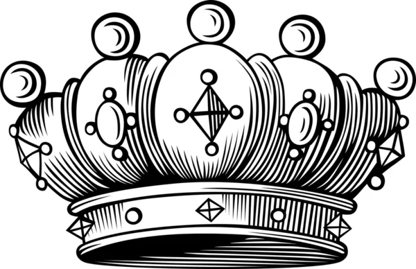Koningskroon — Stockvector