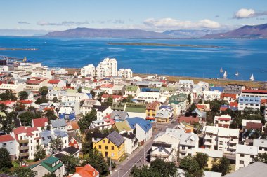şehir merkezinde reykjavik, İzlanda