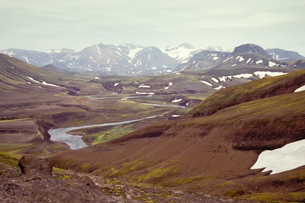 Islandský krajina — Stock fotografie