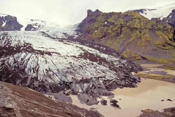 Steinholtsjokull παγετώνα, Ισλανδία Εικόνα Αρχείου