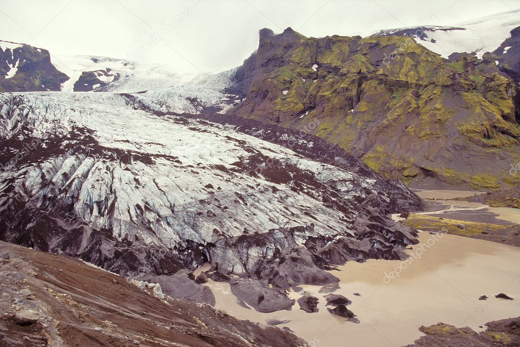 Steinholtsjokull glacier, Iceland