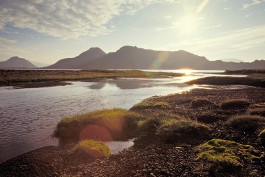 Alftavatn lake, Iceland clipart