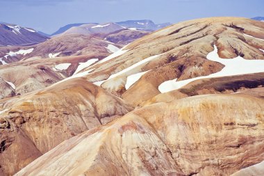 Rhyolite mountains, Iceland clipart