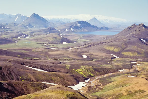 İzlandalı yataygullfoss Şelalesi