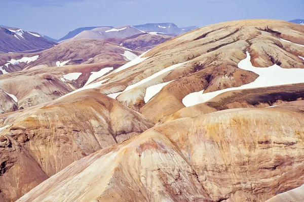 流紋岩山、アイスランド ストック画像