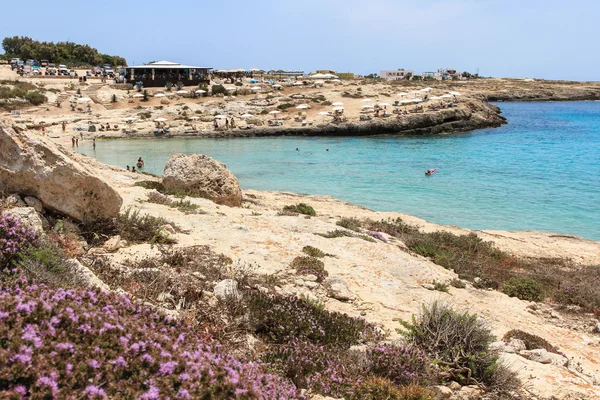 Ilha de Lampedusa, mar Mediterrâneo — Fotografia de Stock