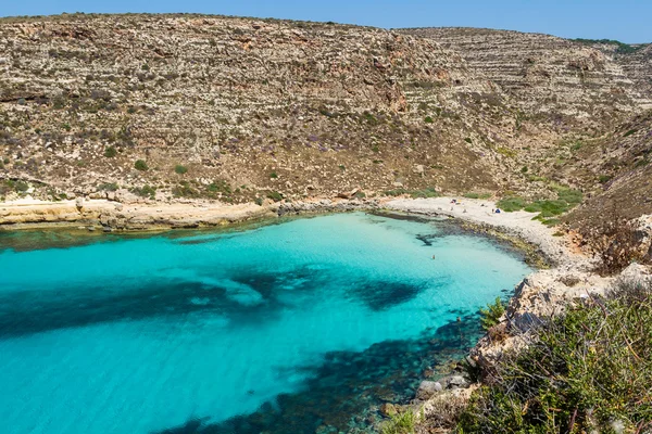 Cala Pulcino, Lampedusa — Foto Stock