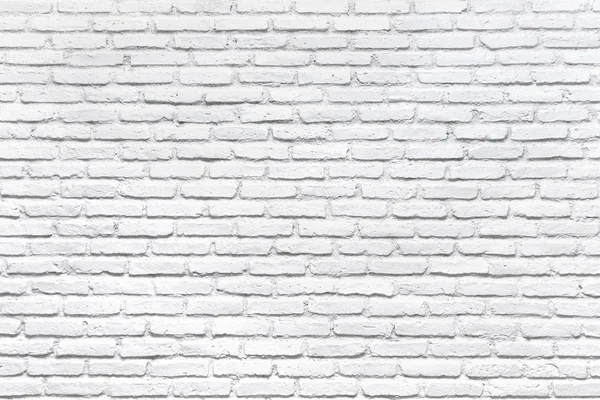 White brick wall for a background — Stock Photo, Image