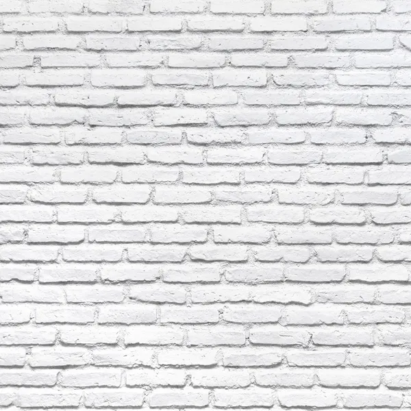 White brick wall for a background — Stock Photo, Image