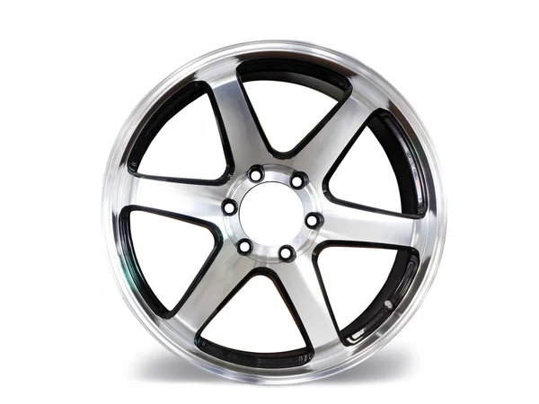Car aluminum allow wheels on white background — Stock Photo, Image
