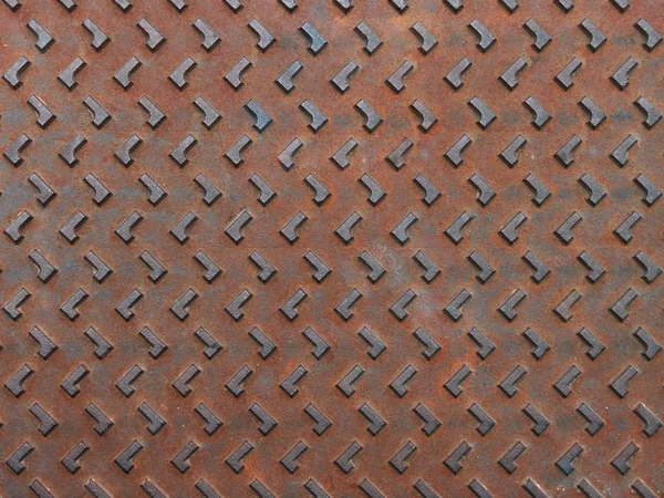 Textura de chapa de aço enferrujado para fundo — Fotografia de Stock