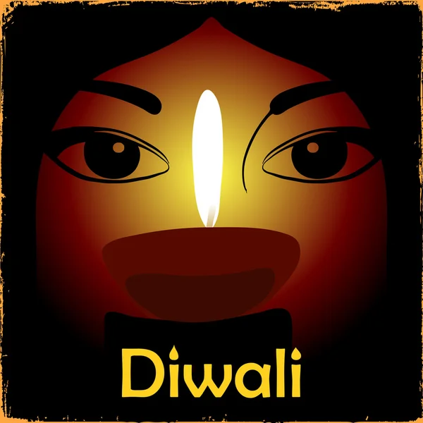 Diwali-1 — Stock Vector