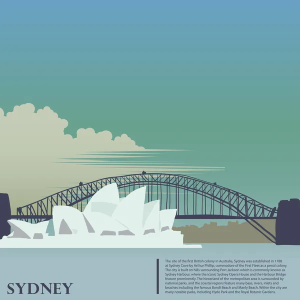 Sydney — Stok Vektör