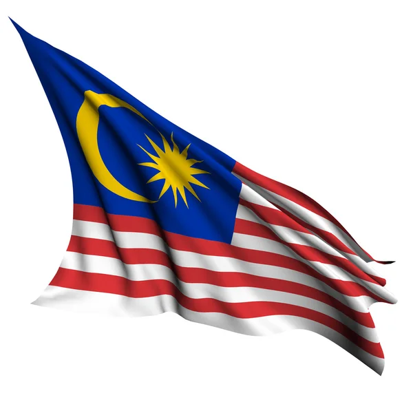 stock image Malaysia flag render illustration