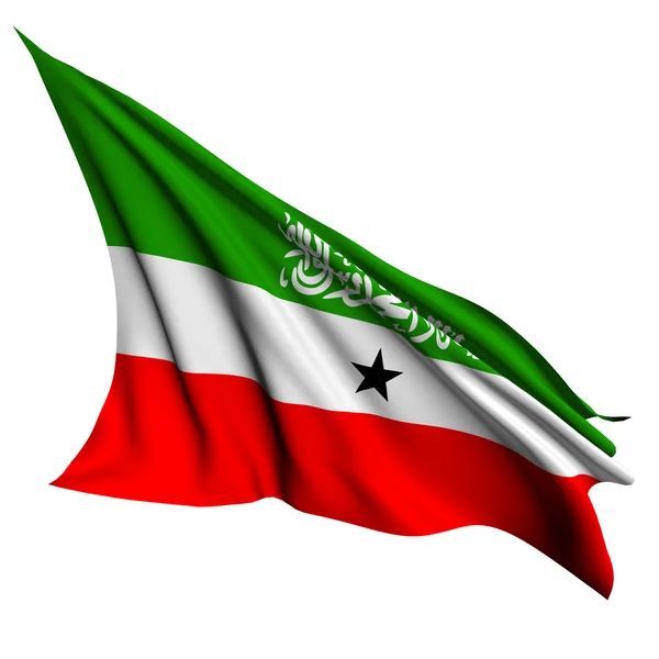 Somalilands flagga återge illustration — Stockfoto