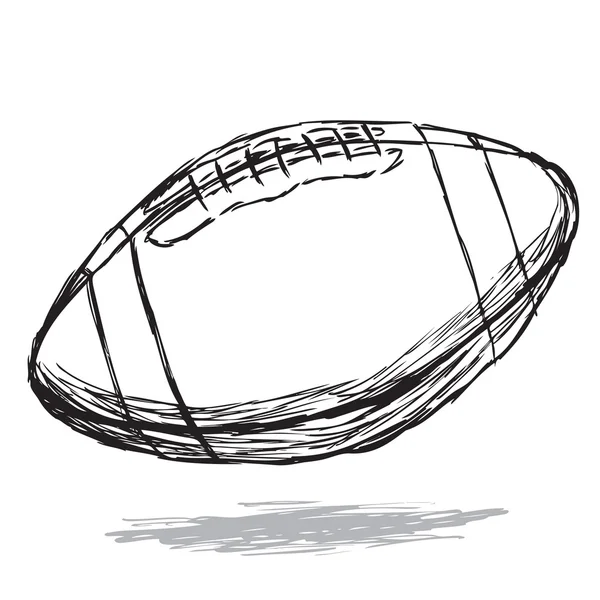 Americký fotbal doodle — Stockový vektor