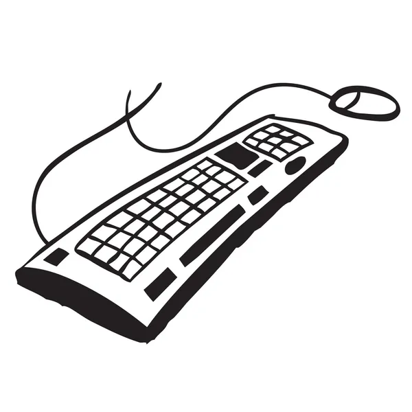计算机键盘 — 图库矢量图片