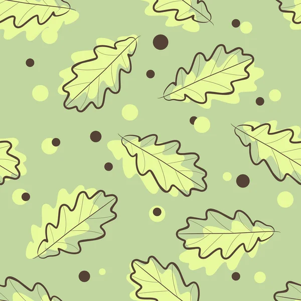 Feuilles de chêne — Image vectorielle