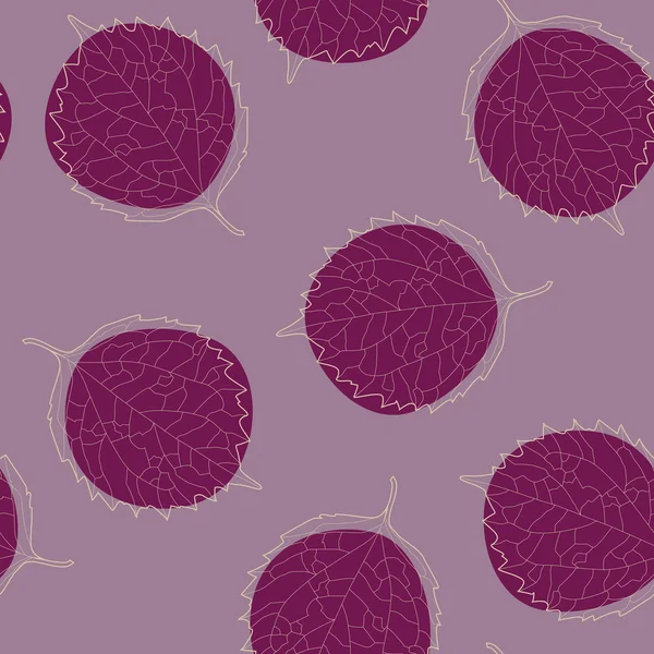 Folhas violetas —  Vetores de Stock