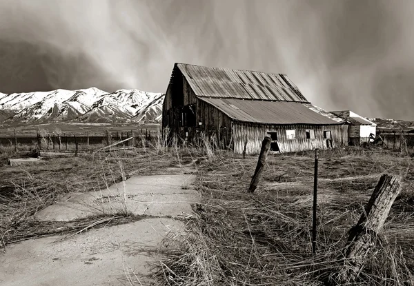 Wyoming ahır — Stok fotoğraf