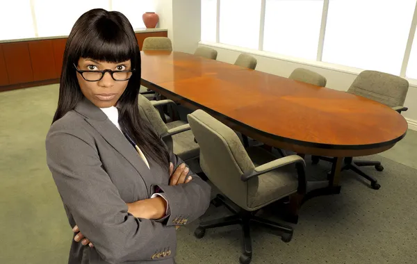 Mulher de negócios afro-americana — Fotografia de Stock