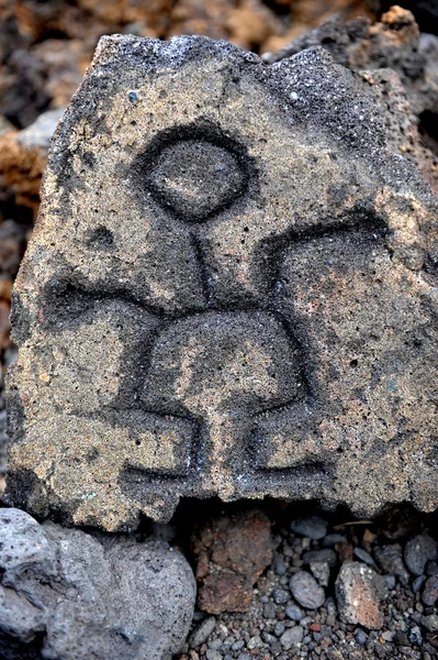 stock image Hawaiian Petroglyphs