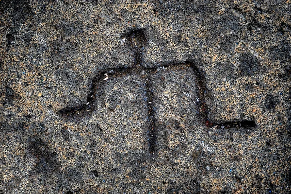 Hawaiian Petroglyphs — Stock Photo, Image