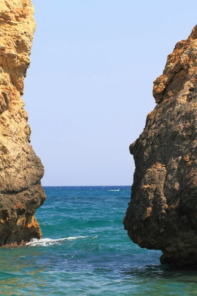 Sea rocks in Greece — Stock Photo, Image