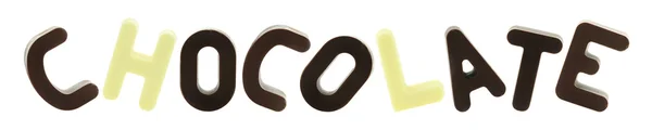 Szczęśliwy liter czekoladowym — Zdjęcie stockowe