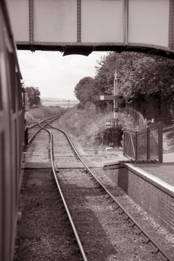 tren yolu tren penceresinden