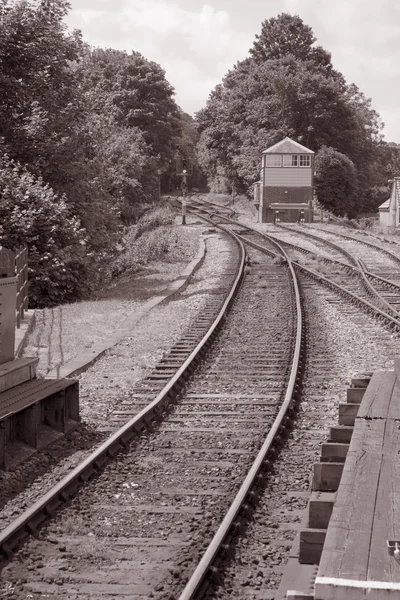 Σιδηροδρομική γραμμή — Φωτογραφία Αρχείου