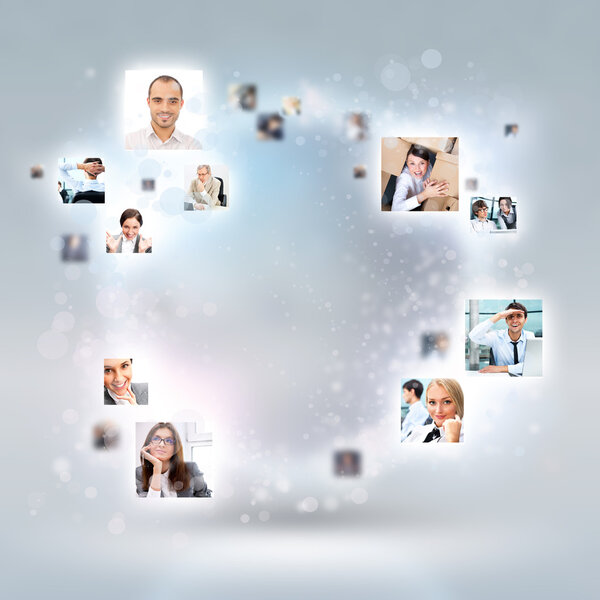 Собрание различных портретов в одном сообществе
