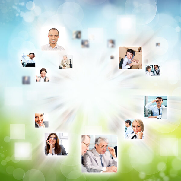 Собрание различных портретов в одном сообществе
