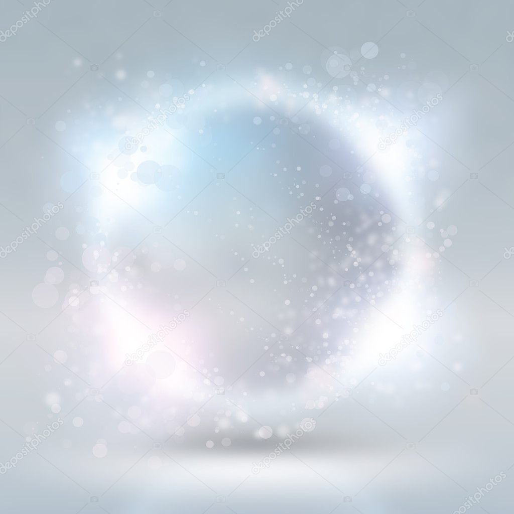 Abstract background with round frame with copyspace