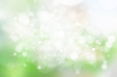 Natural green paradise background with selective focus clipart