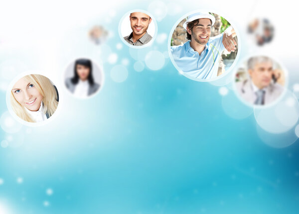 Собрание различных портретов в одном сообществе
