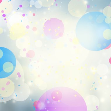 Abstract party celebrating background with confetti clipart