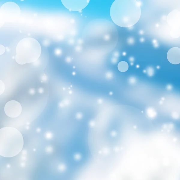 Abstrato fundo de inverno com belo bokeh — Fotografia de Stock