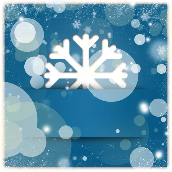 Jul snöflinga applique grafisk bakgrund med glitter och — Stockfoto