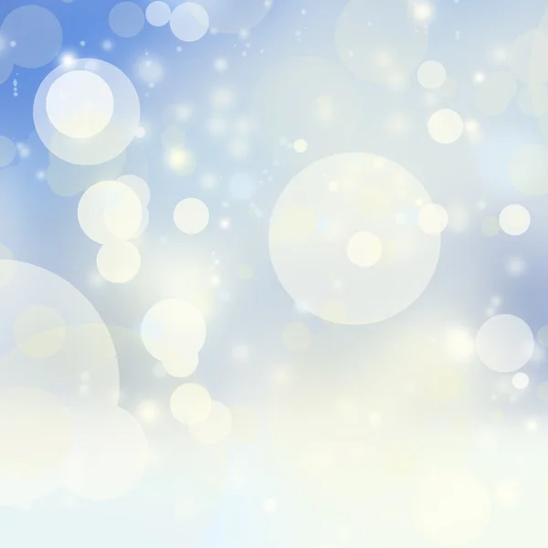 Hermoso fondo de invierno de Navidad azul con brillantes copos de nieve y s — Foto de Stock