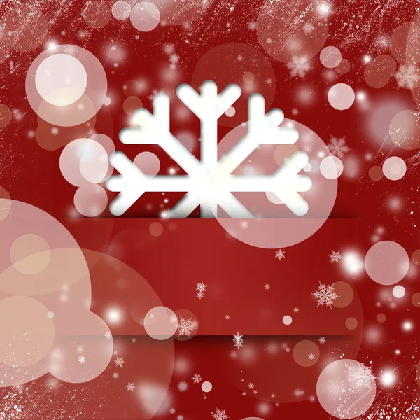 Weihnachten Schneeflocke Applikation grafischer Hintergrund mit Glitzern und — Stockfoto
