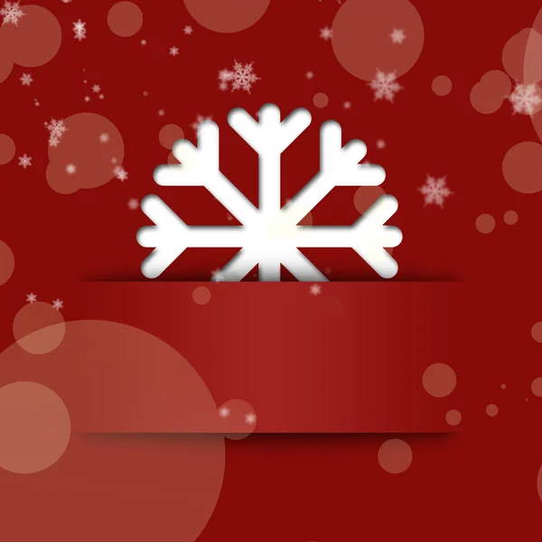 クリスマス スノーフレーク アップリケきらめきとグラフィックの背景と — ストック写真