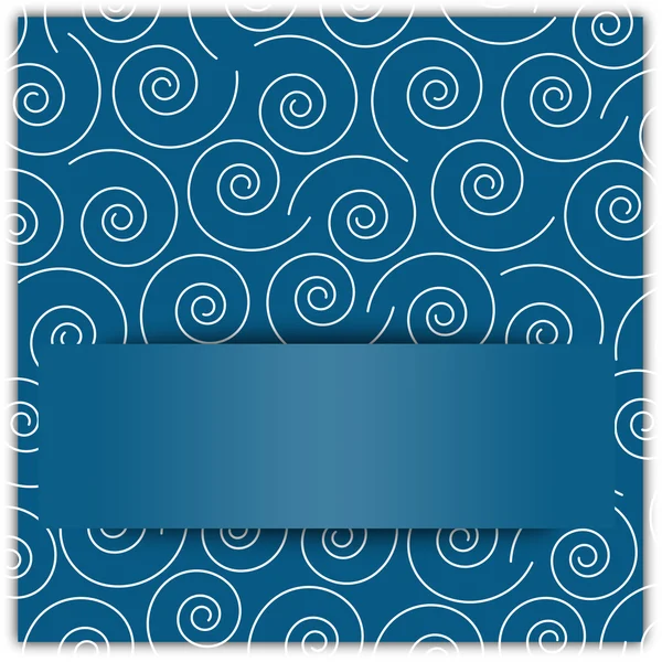 Swirl prydnad bakgrund med copyspace applikationer — Stockfoto
